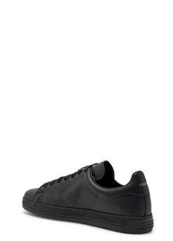 Warwick grained leather sneakers