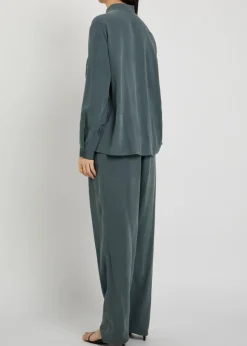 Washed twill jumpsuit