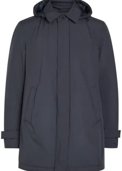 Waterproof padded hooded shell jacket