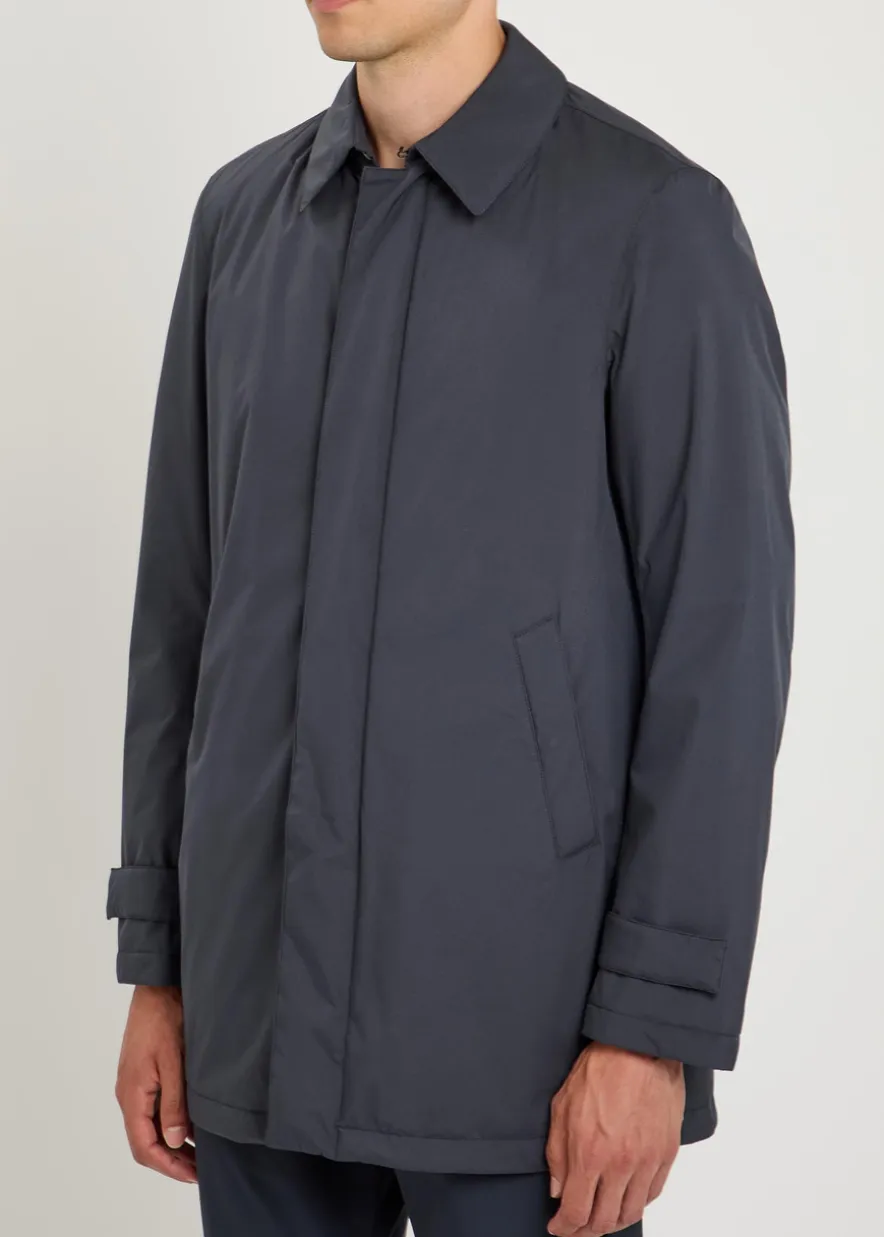 Waterproof padded hooded shell jacket
