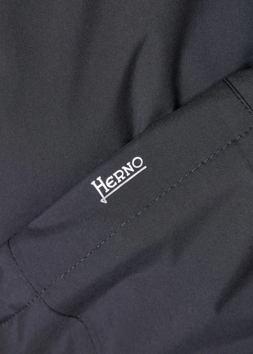 Waterproof padded hooded shell jacket