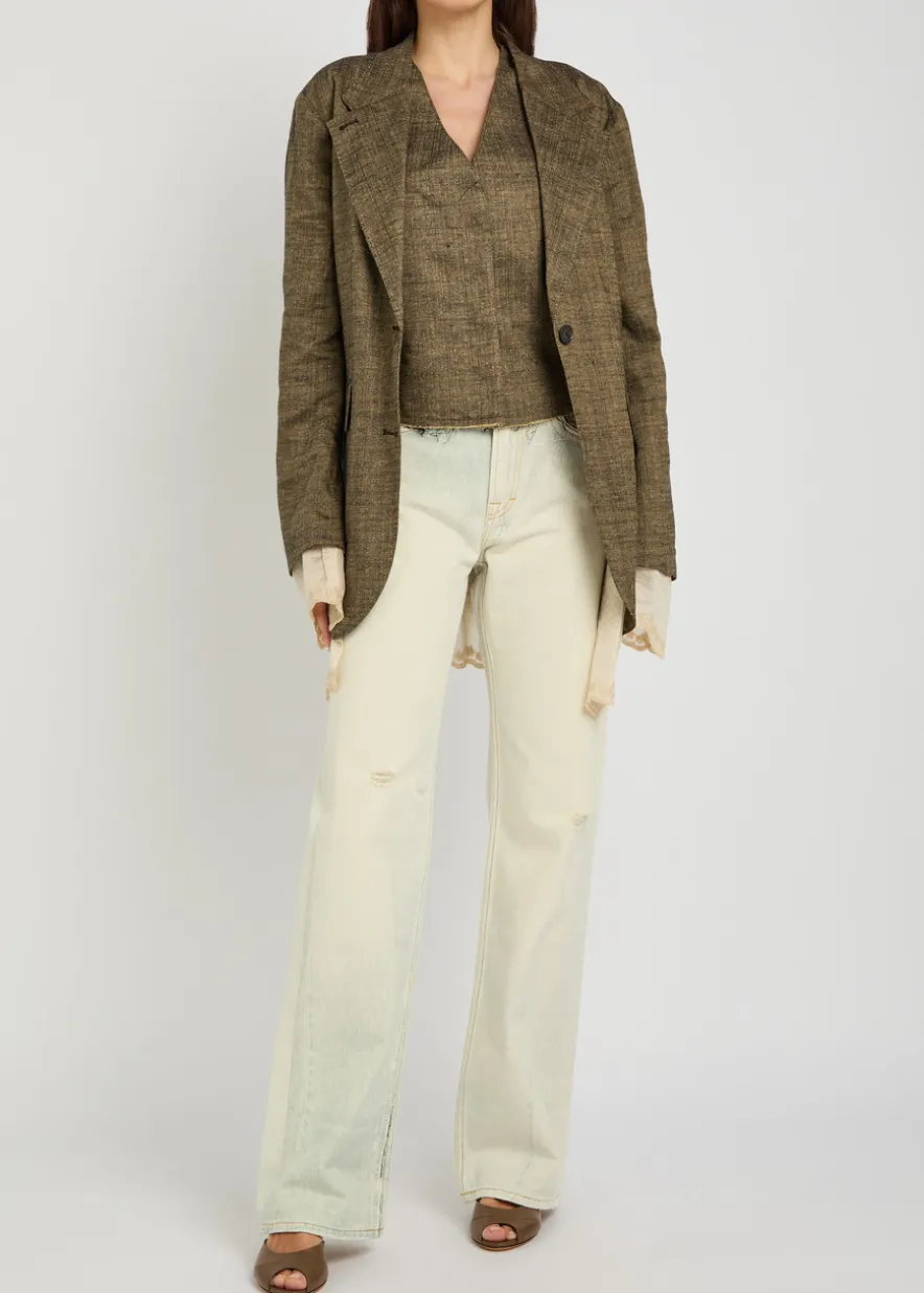 Watu cut boot-leg jeans