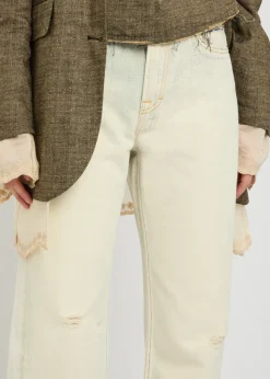 Watu cut boot-leg jeans