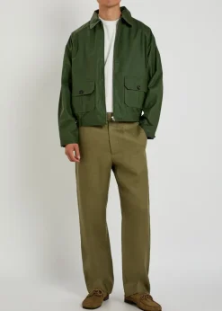 Waxed cotton jacket