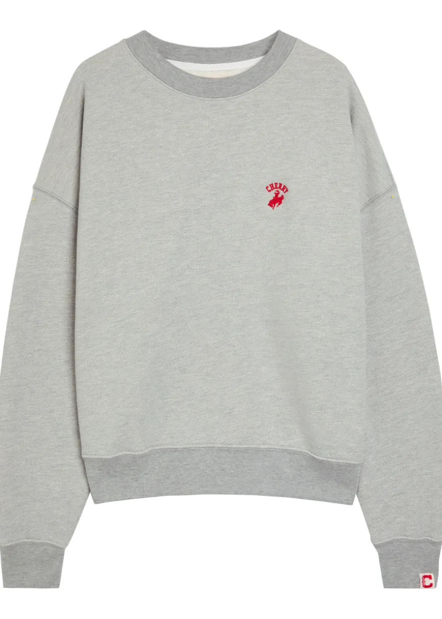 Western Athletic logo-embroidered cotton sweatshirt