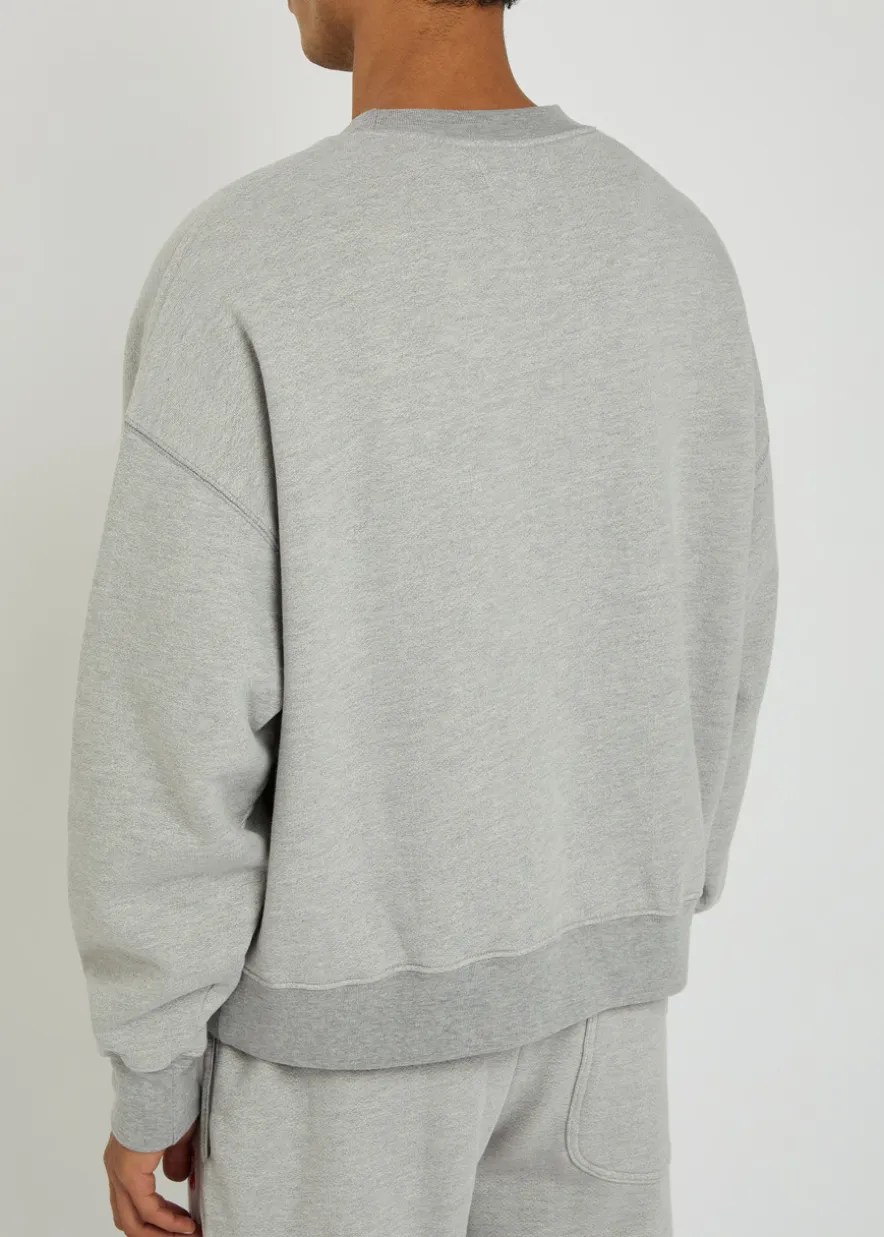 Western Athletic logo-embroidered cotton sweatshirt