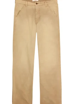 Western straight-leg cotton trousers