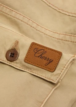 Western straight-leg cotton trousers