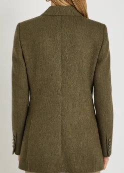 Weston double-breasted wool blazer