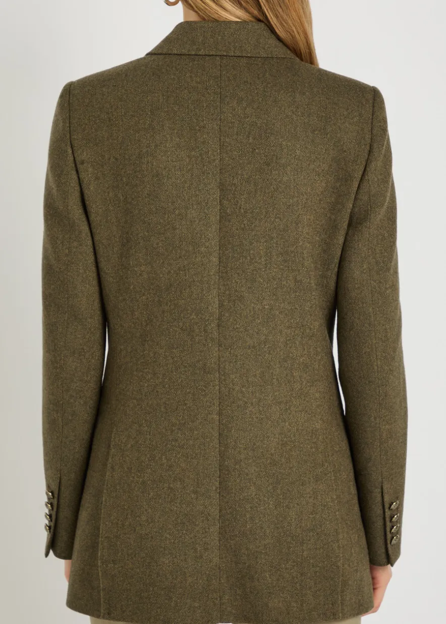 Weston double-breasted wool blazer
