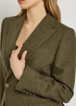 Weston double-breasted wool blazer