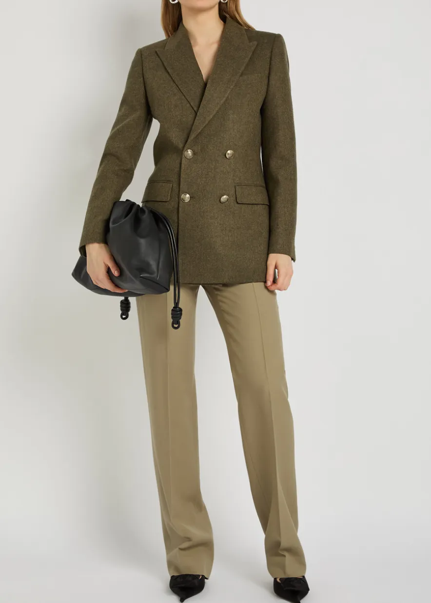 Weston double-breasted wool blazer