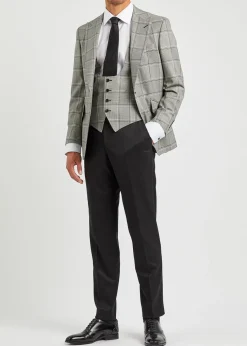 White cotton-twill shirt