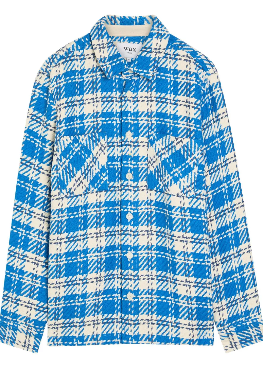 Whiting checked cotton overshirt