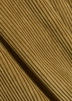 Wide-leg corduroy trousers