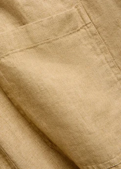 Wide-leg linen trousers