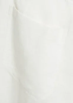 Wide-leg linen trousers