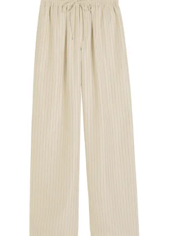 Wide-leg silk-chiffon trousers