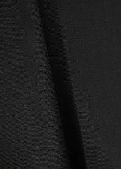 Wide-leg wool trousers