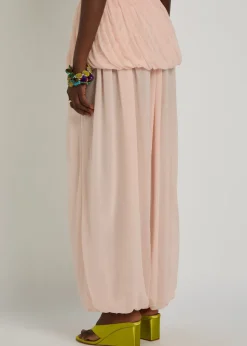 Willa draped tissue jersey balloon trousers