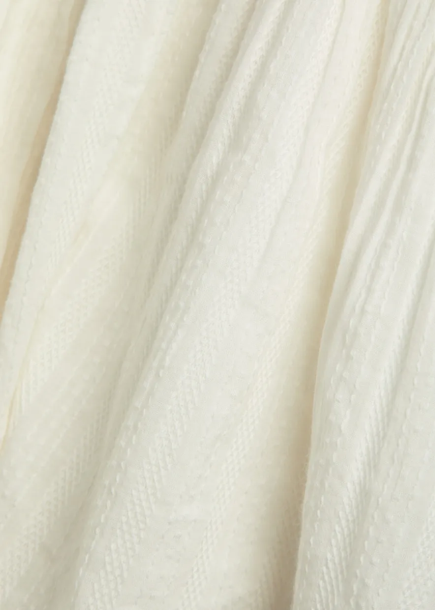 Willow textured cotton blouse