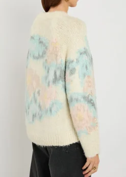 Willy floral-intarsia silk jumper