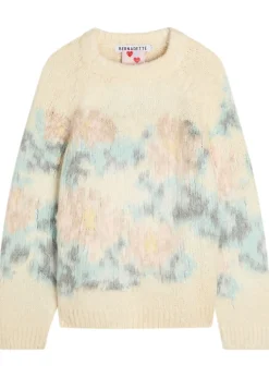 Willy floral-intarsia silk jumper