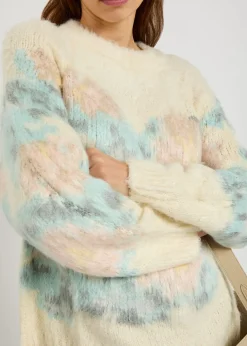 Willy floral-intarsia silk jumper