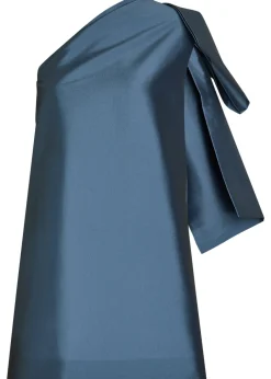 Winnette bow-appliquéd taffeta mini dress