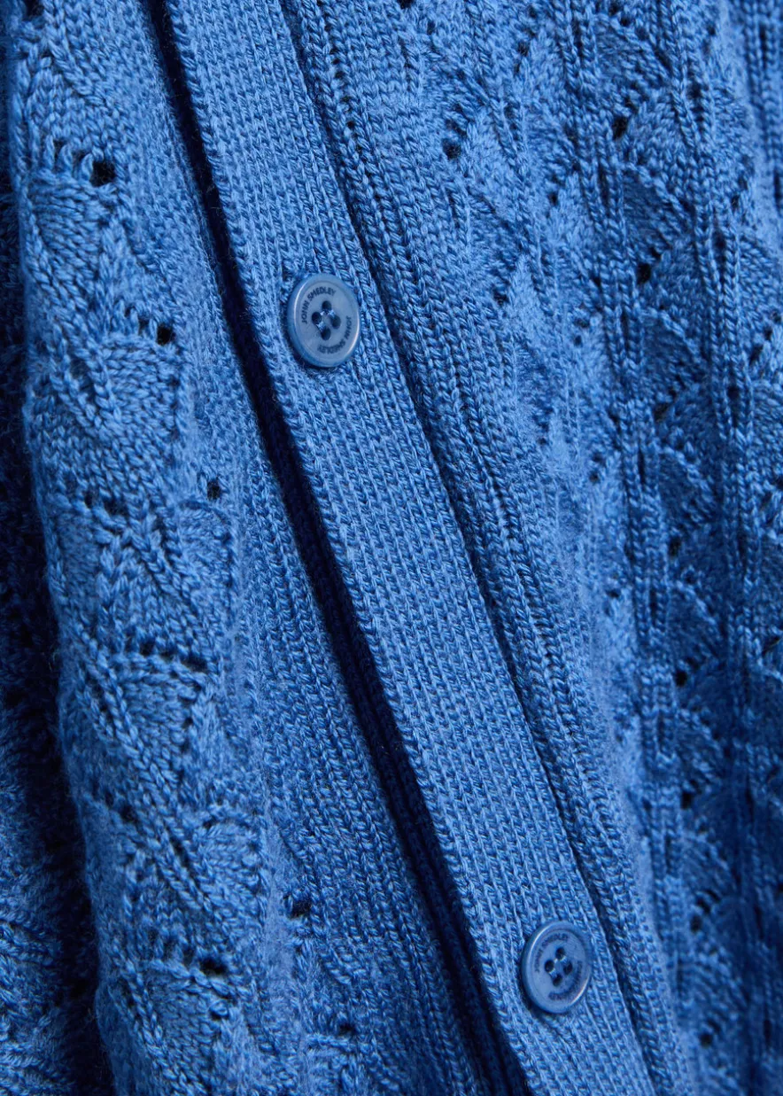 Winster open-knit merino wool cardigan