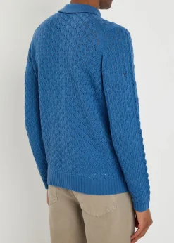 Winster open-knit merino wool cardigan