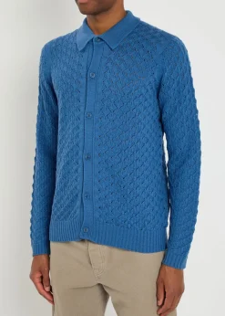 Winster open-knit merino wool cardigan