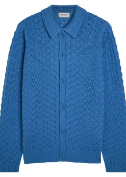 Winster open-knit merino wool cardigan