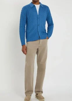 Winster open-knit merino wool cardigan