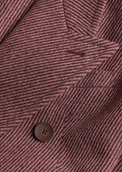 Winston double-breasted wool coat