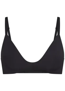 Wireless stretch-jersey t-shirt bra