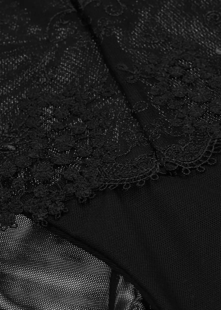 Wish black tulle briefs