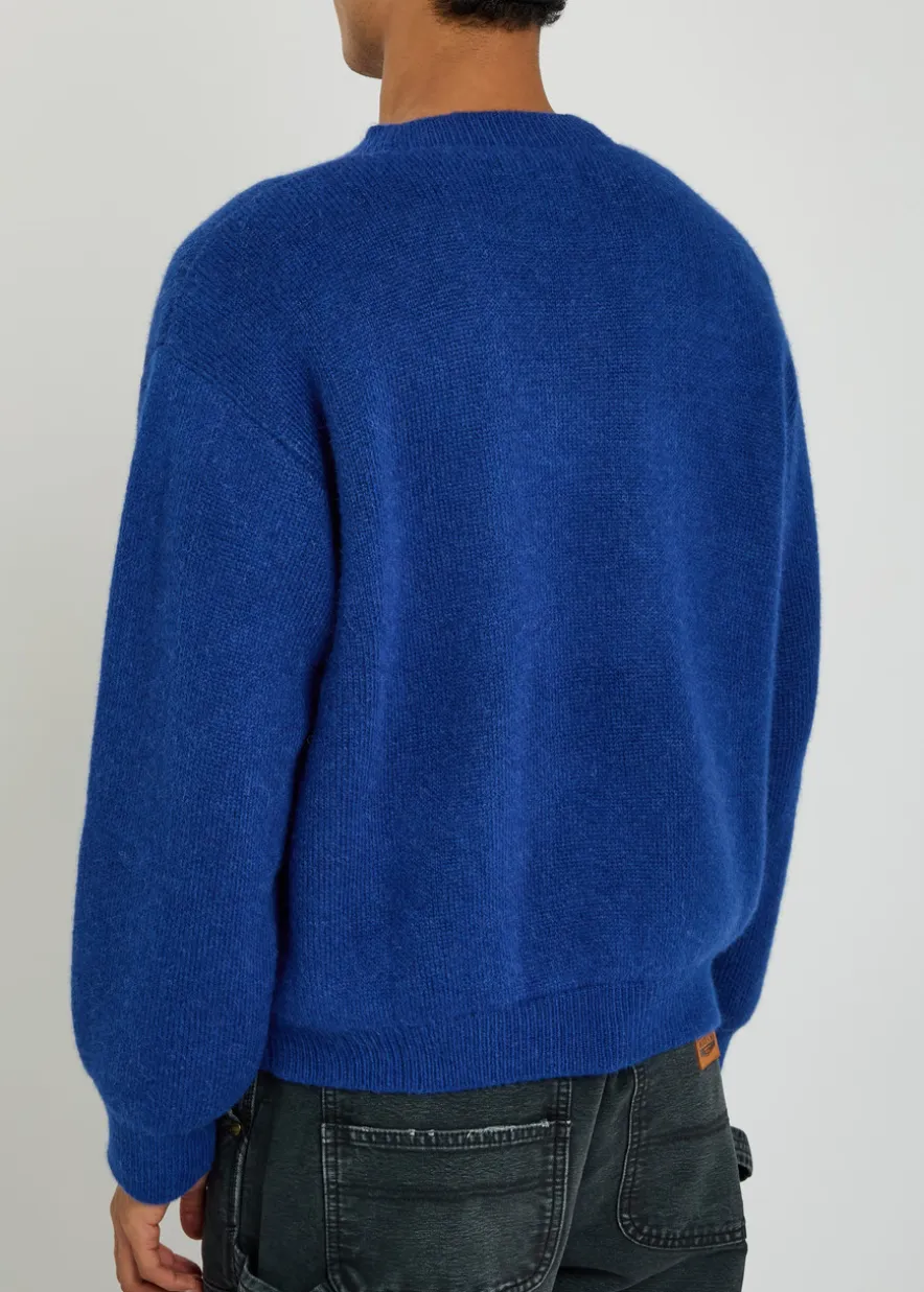 Won The West intarsia alpaca-blend jumper