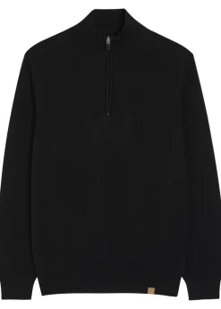 Woodhouse half-zip cotton jumper