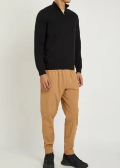 Woodhouse half-zip cotton jumper