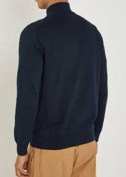 Woodhouse half-zip cotton jumper