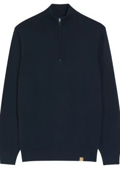 Woodhouse half-zip cotton jumper