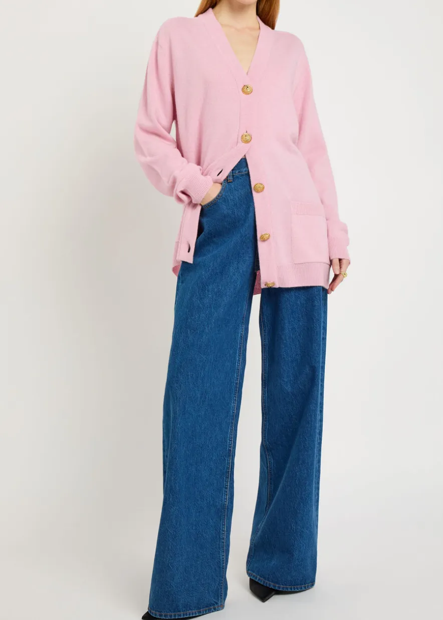 Wool and cashmere-blend cardigan
