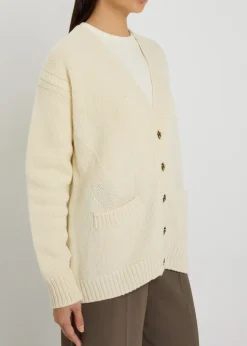 Wool and cashmere-blend cardigan