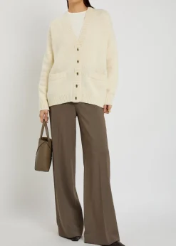Wool and cashmere-blend cardigan