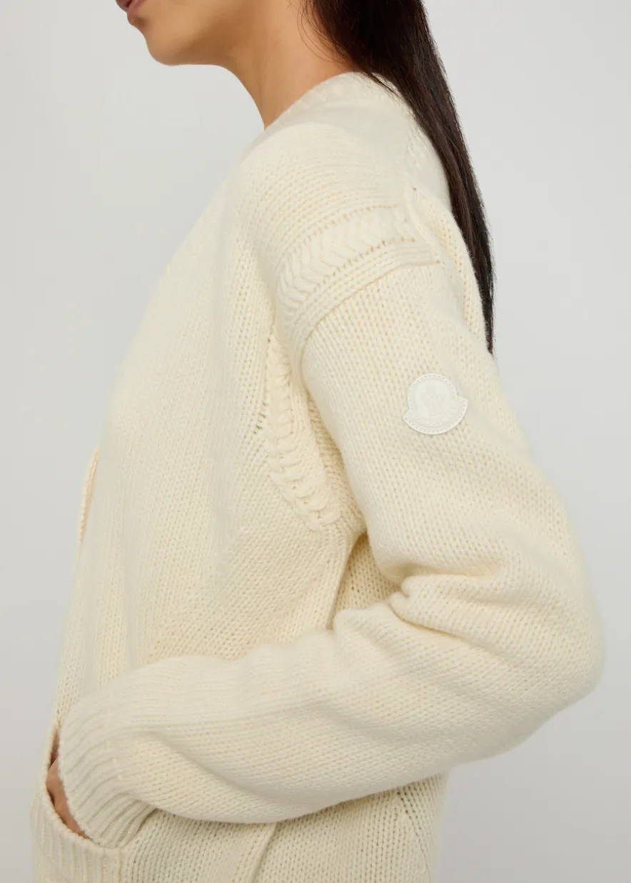 Wool and cashmere-blend cardigan