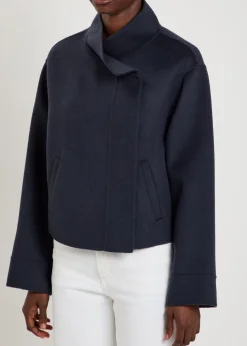 Wool and cashmere-blend jacket