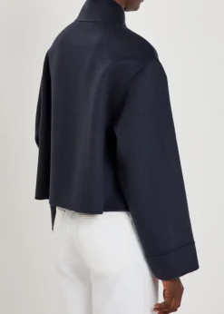 Wool and cashmere-blend jacket