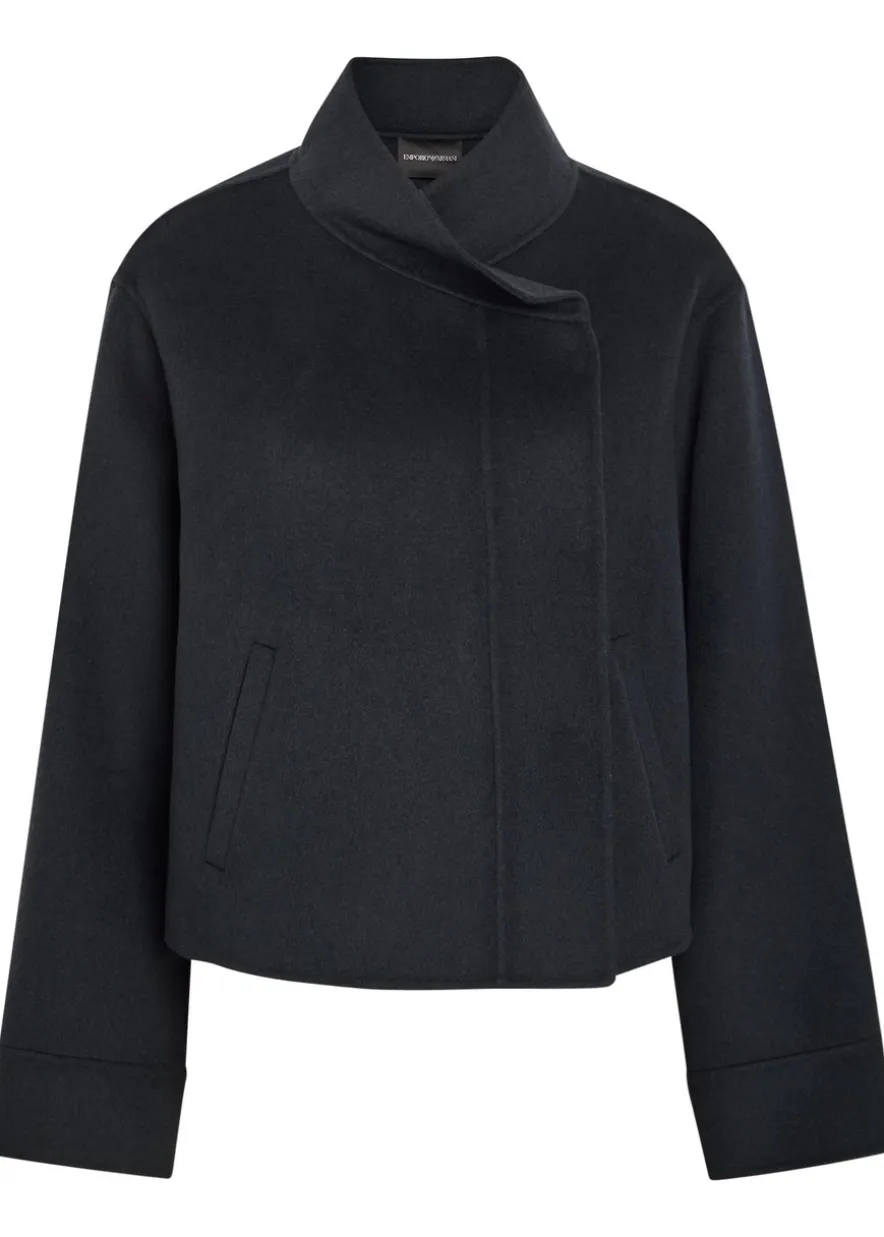 Wool and cashmere-blend jacket