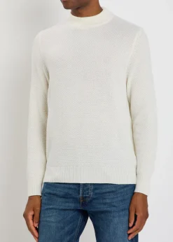 Wool and cashmere-blend jumper